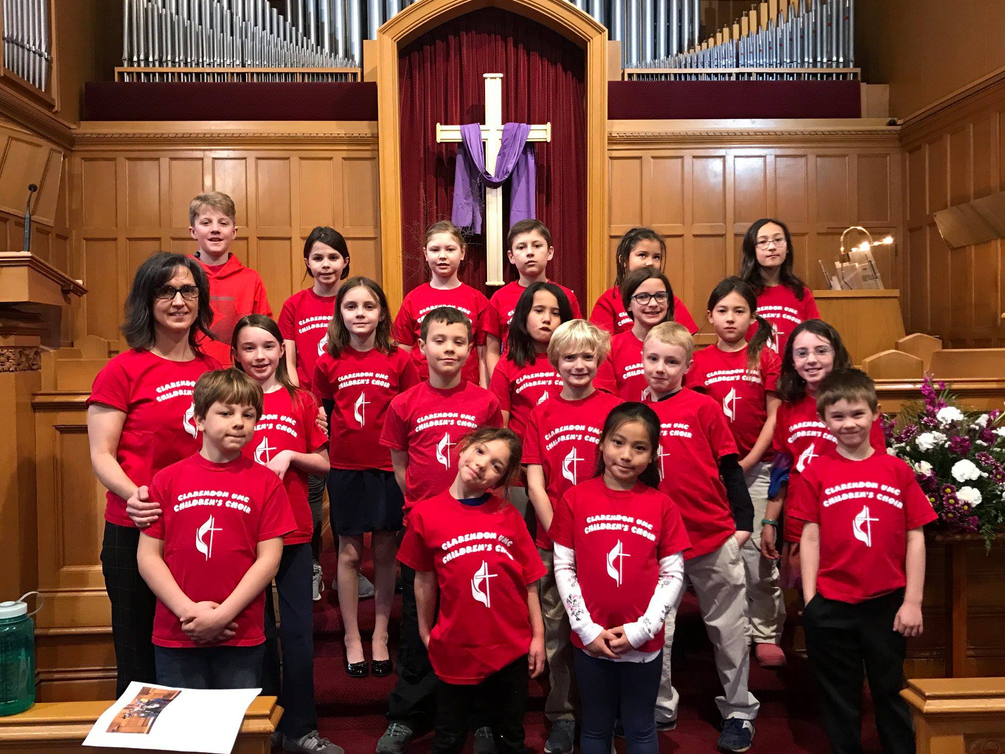 childrens choir Clarendon United Methodist Church
